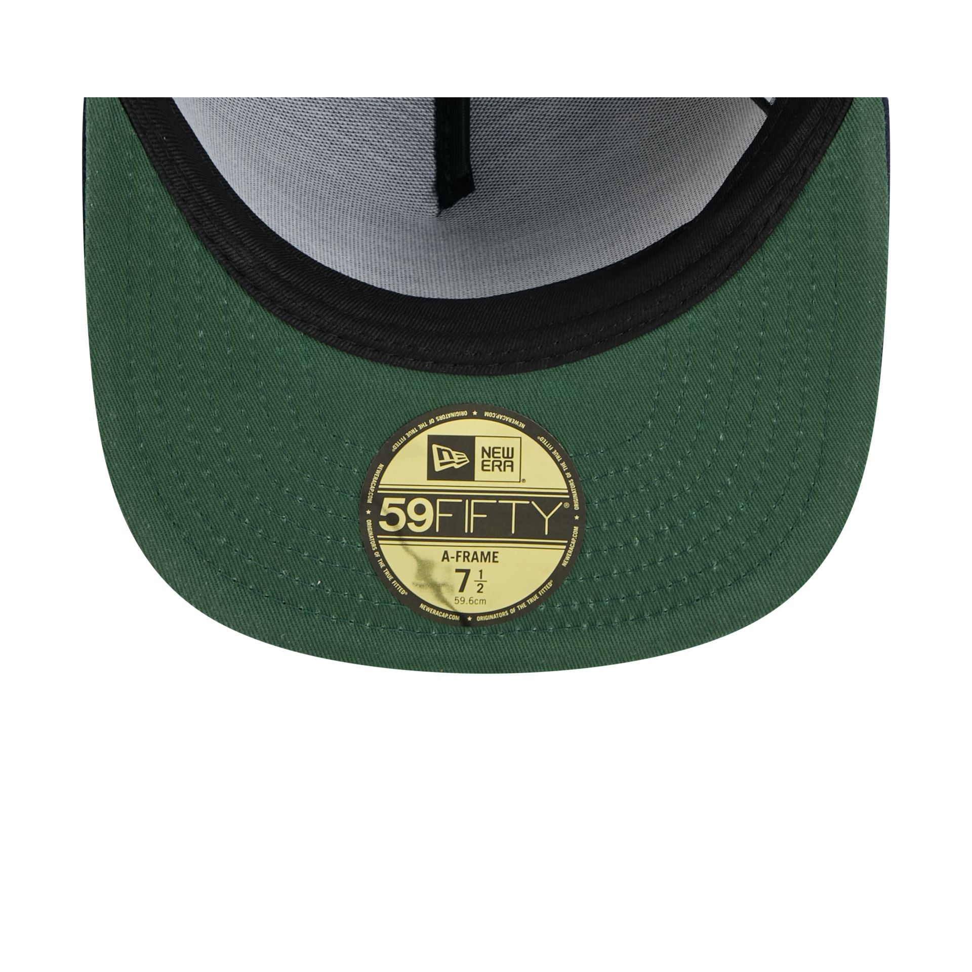 New Era Cap Navy Melton Wool 59FIFTY A-Frame Fitted Hat