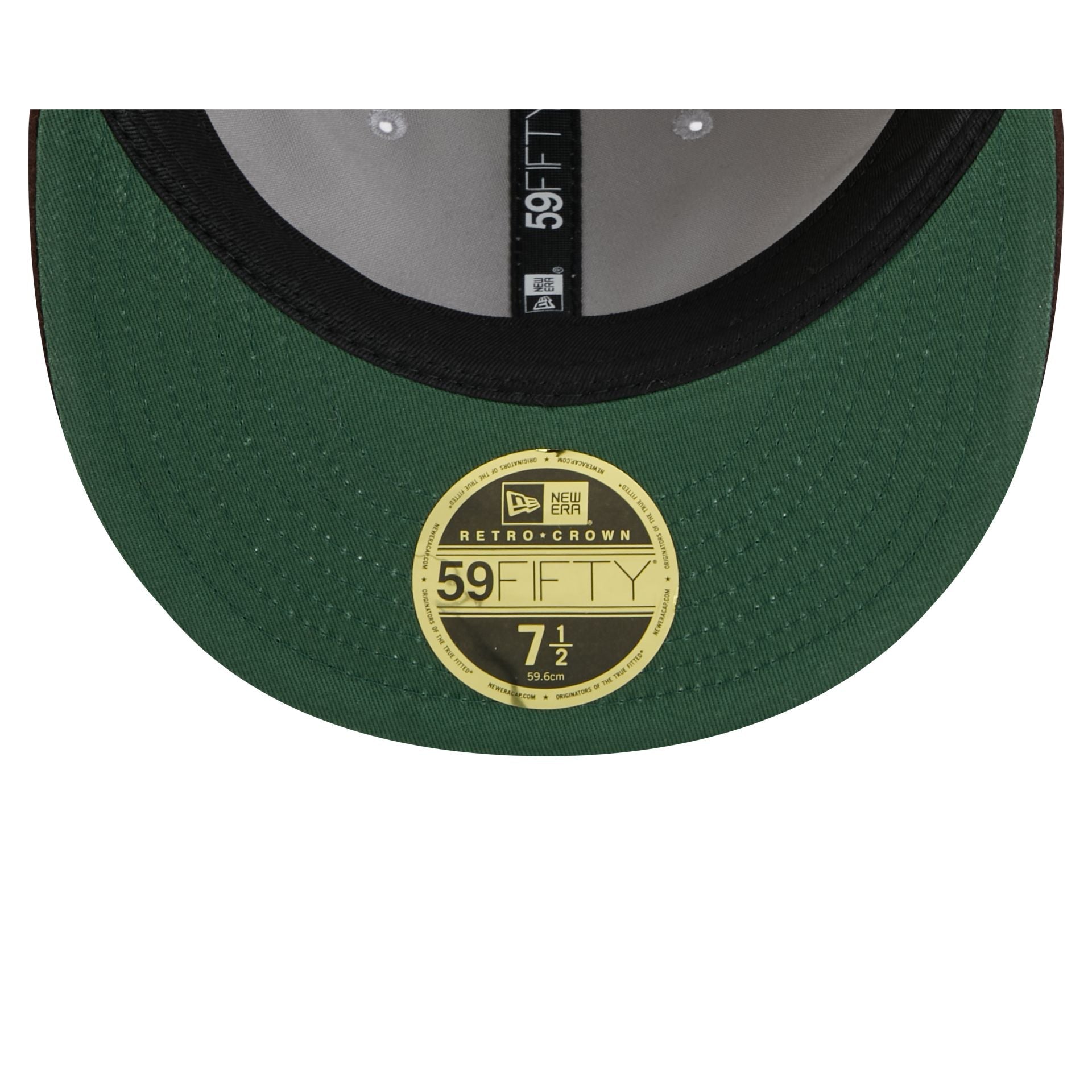 New Era Cap Heather Oatmeal Melton Wool Retro Crown 59FIFTY Fitted Hat