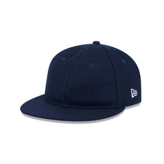 New Era Cap Navy Melton Wool Retro Crown 9FIFTY Strapback Hat