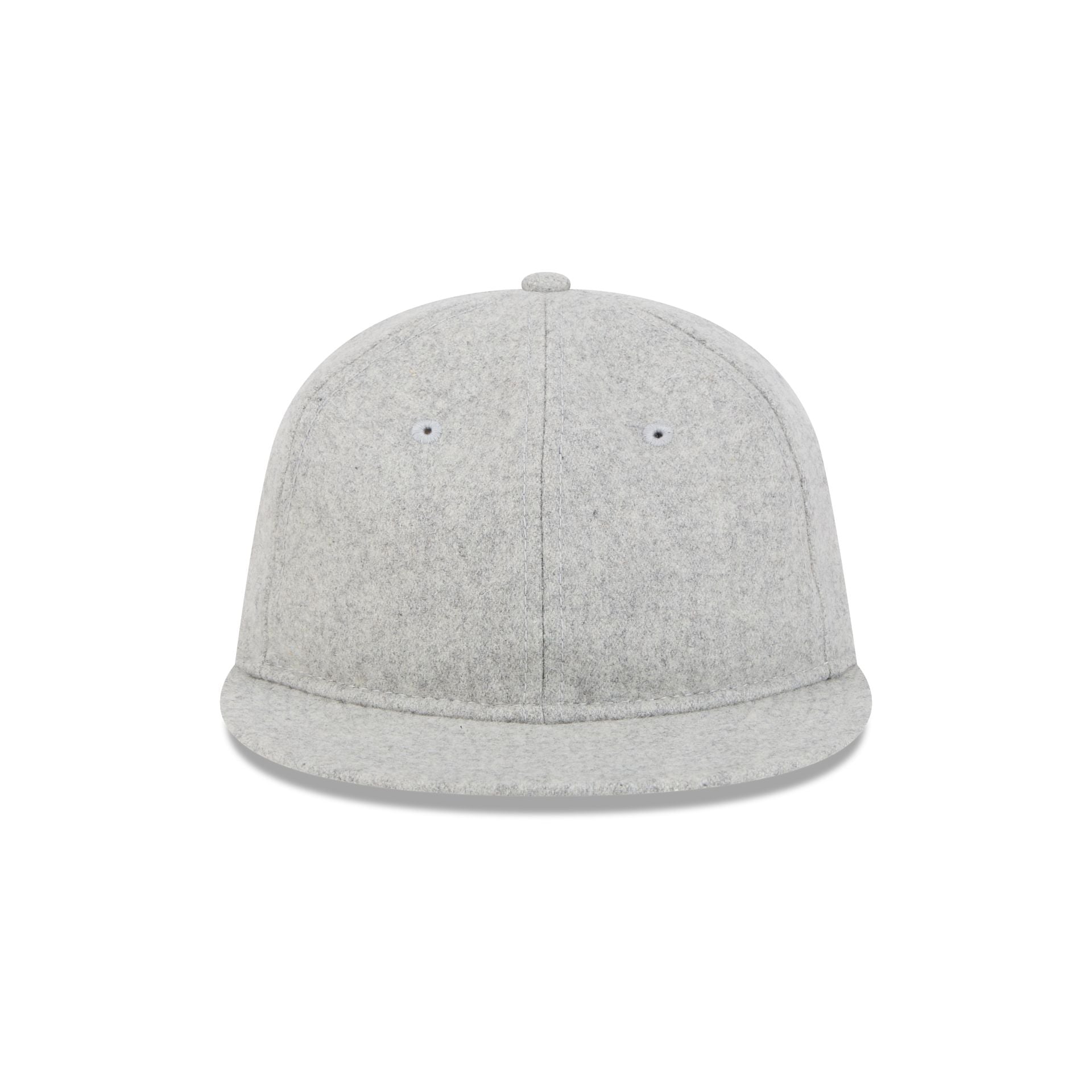 New Era Cap Heather Gray Melton Wool Retro Crown 9FIFTY Strapback Hat