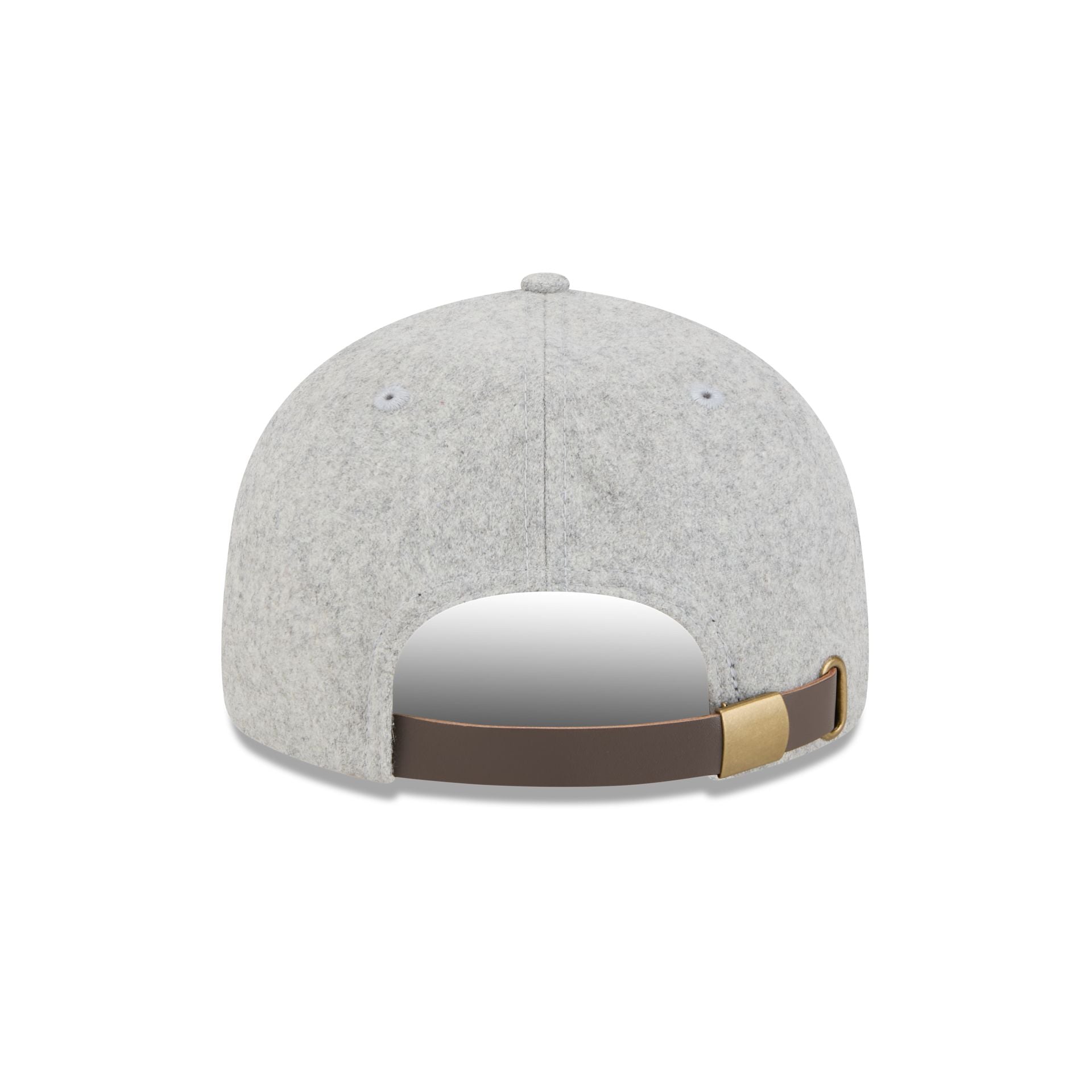 New Era Cap Heather Gray Melton Wool Retro Crown 9FIFTY Strapback Hat