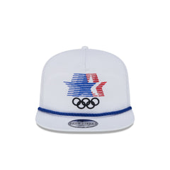 Olympic Heritage Los Angeles 1984 Olympic Games White Golfer Hat