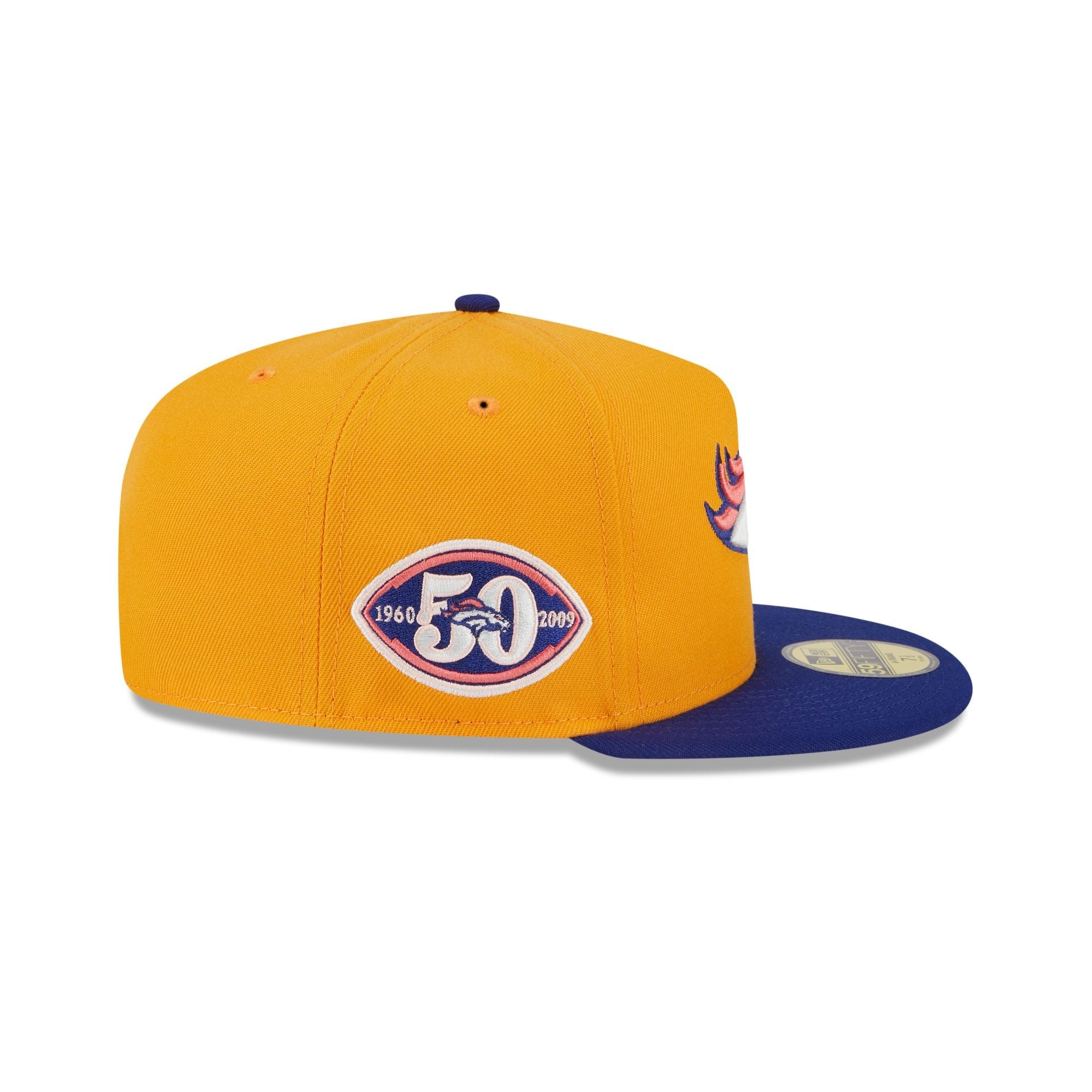 Denver Broncos Gold 59FIFTY A-Frame Fitted Hat