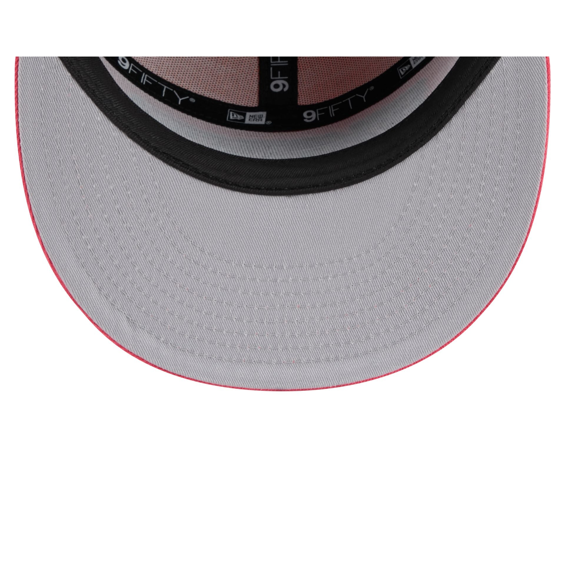 Philadelphia 76ers Coral Split Panel 9FIFTY Snapback Hat