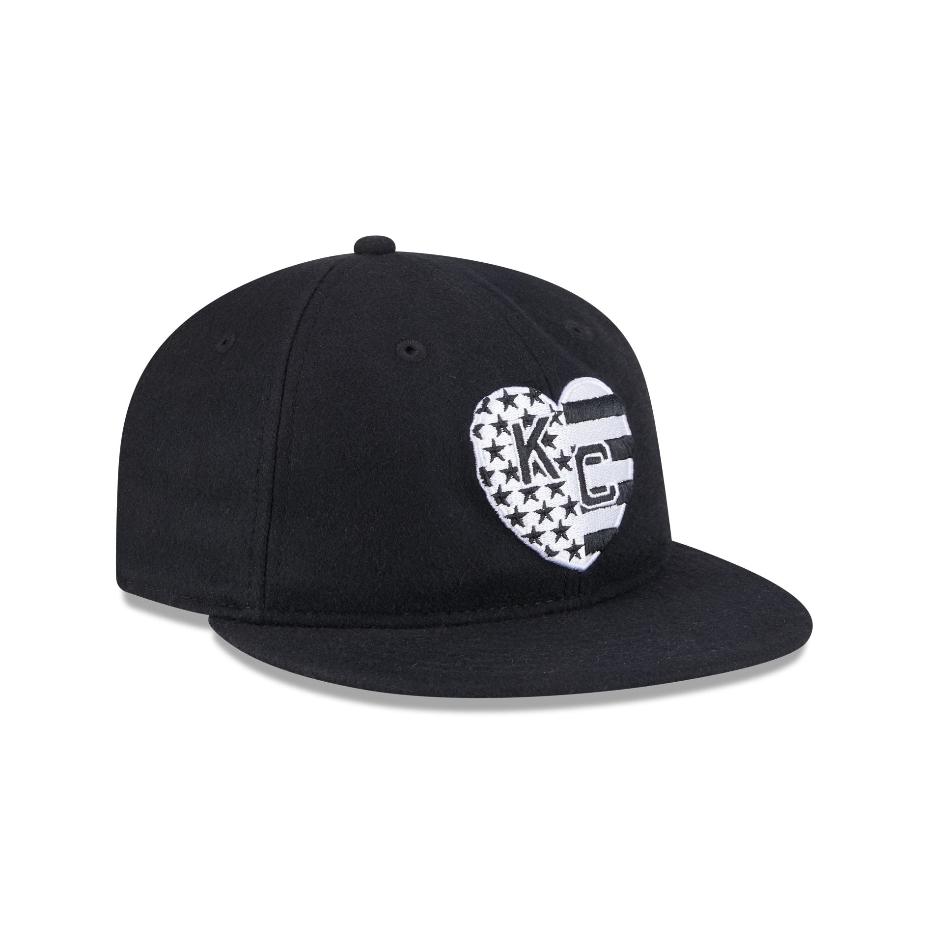 Kansas City Monarchs Flag Retro Crown 59FIFTY Fitted Hat