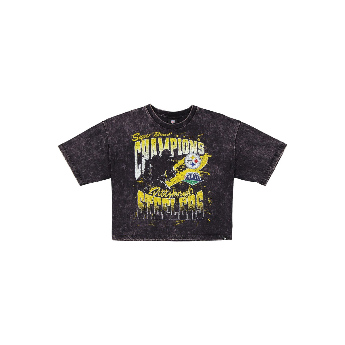 Pittsburgh Steelers Sport Classics Women's Cropped T-Shirt