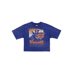 New York Knicks Sport Classics Women's Cropped T-Shirt
