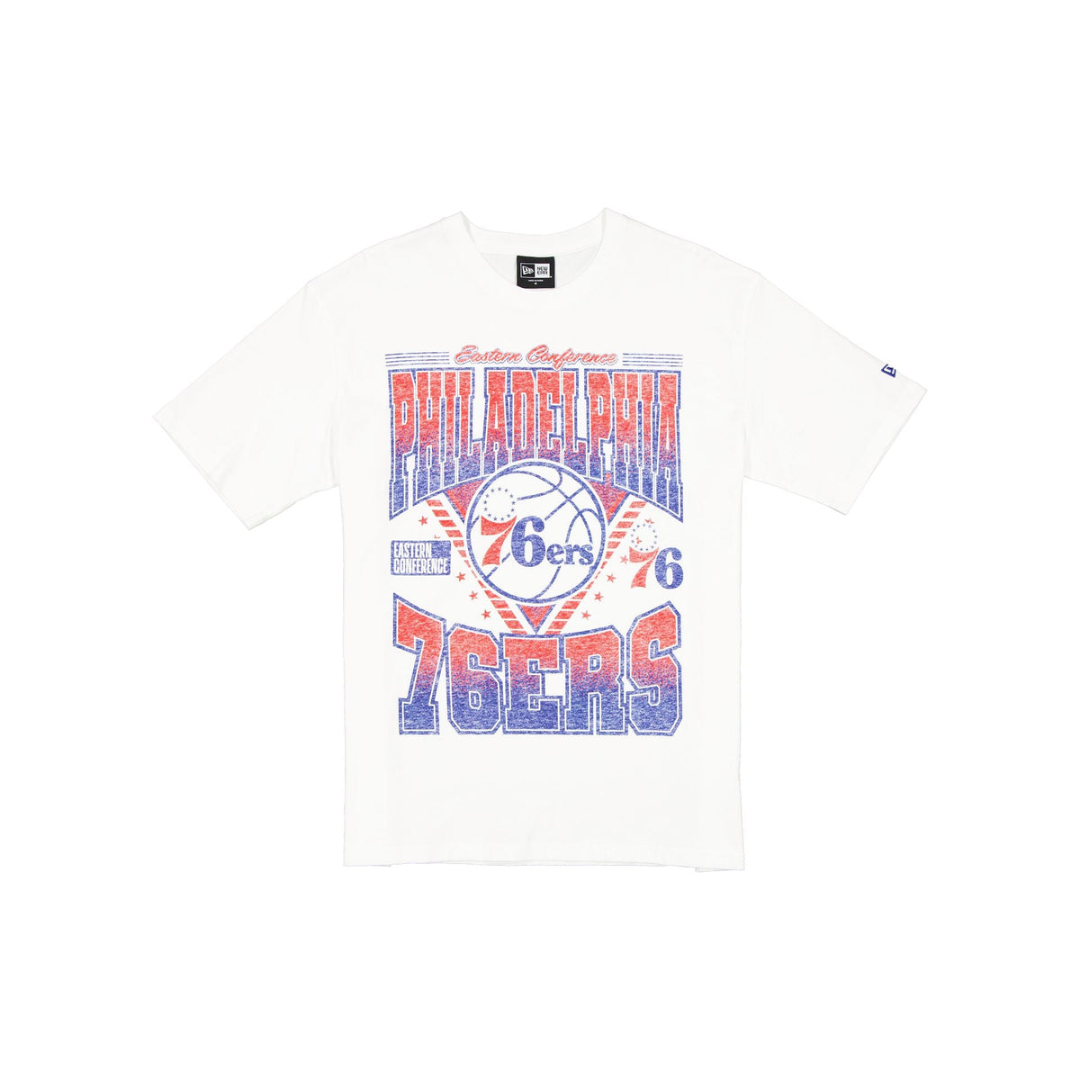Philadelphia 76ers Sport Classics Washed Optic White T-Shirt