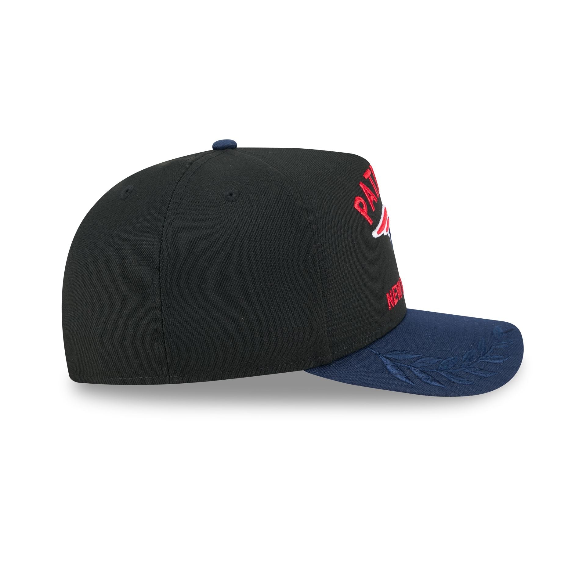 New England Patriots 2025 Draft Black 59FIFTY A-Frame Fitted Hat