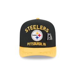 Pittsburgh Steelers 2025 Draft Black 59FIFTY A-Frame Fitted Hat