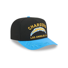Los Angeles Chargers 2025 Draft 9FIFTY A-Frame Snapback Hat