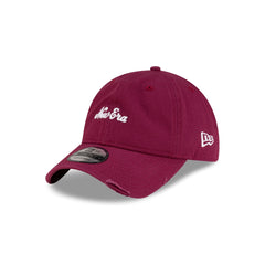 New Era Cap Distressed Red 9TWENTY Adjustable Hat