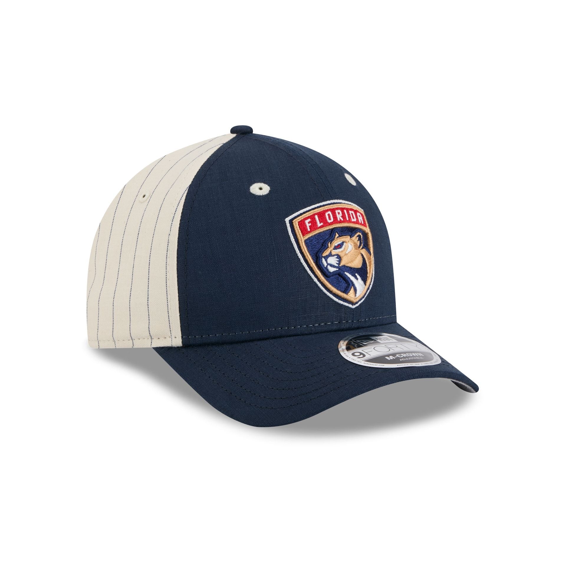 Florida Panthers Linen 9FORTY M-Crown Snapback Hat