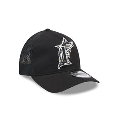 Miami Marlins Embroidered Mesh 9TWENTY A-Frame Adjustable Hat