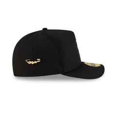 New York Mets Black Script Safety Pin 59FIFTY A-Frame Fitted Hat