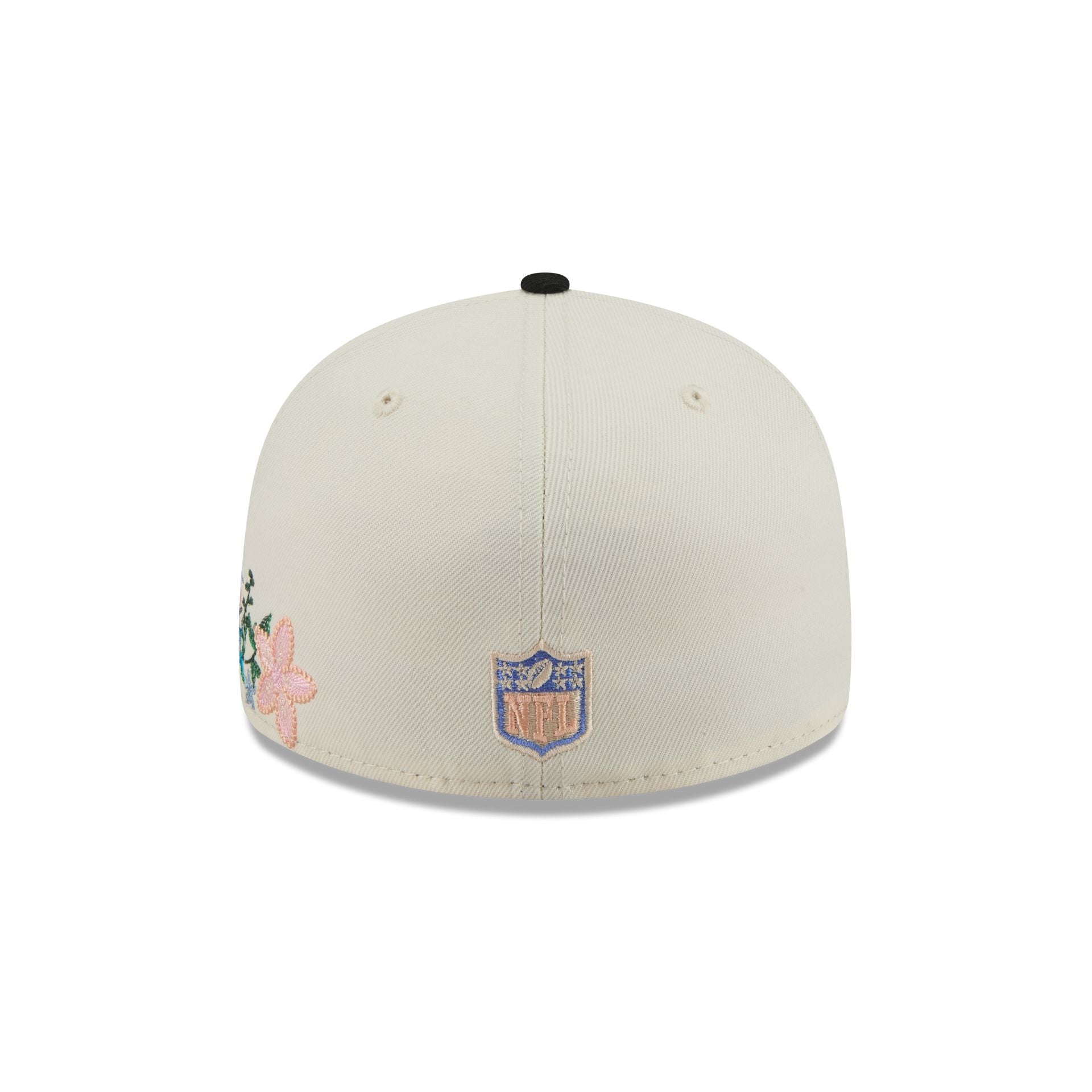 Pittsburgh Steelers Tonal Florals White 59FIFTY Fitted Hat