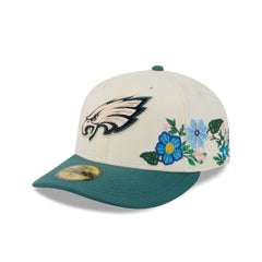 Philadelphia Eagles Tonal Florals White 59FIFTY Fitted Hat