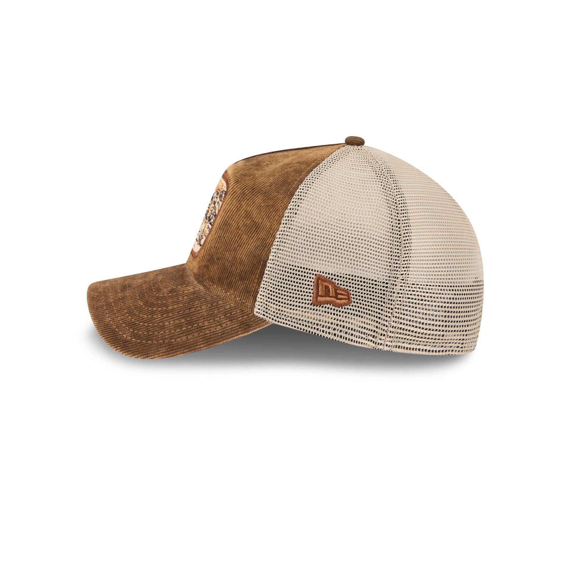 Houston Astros Vintage Landscape Brown 9TWENTY A-Frame Trucker Hat