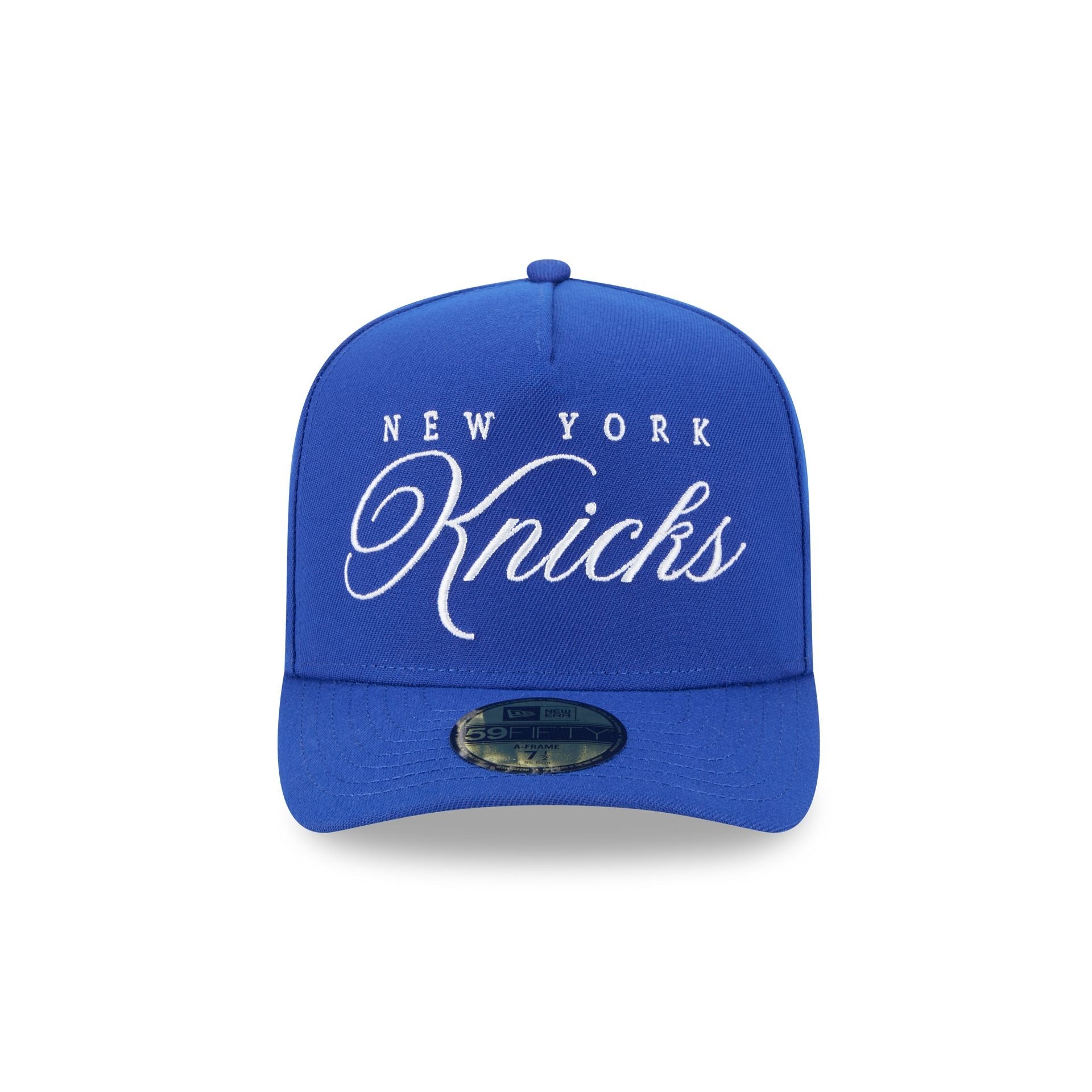 New York Knicks 2025 Draft Black 59FIFTY A-Frame Fitted Hat