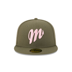 Diablos Rojos del M��xico Olive 59FIFTY Fitted Hat