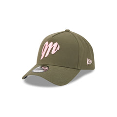 Diablos Rojos del M��xico Olive 9FORTY A-Frame Snapback Hat