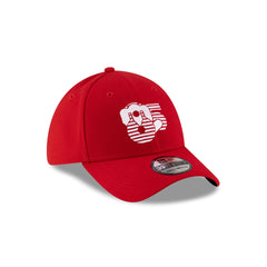 Diablos Rojos del M��xico LMB 100th Anniversary Away 39THIRTY Stretch Fit Hat