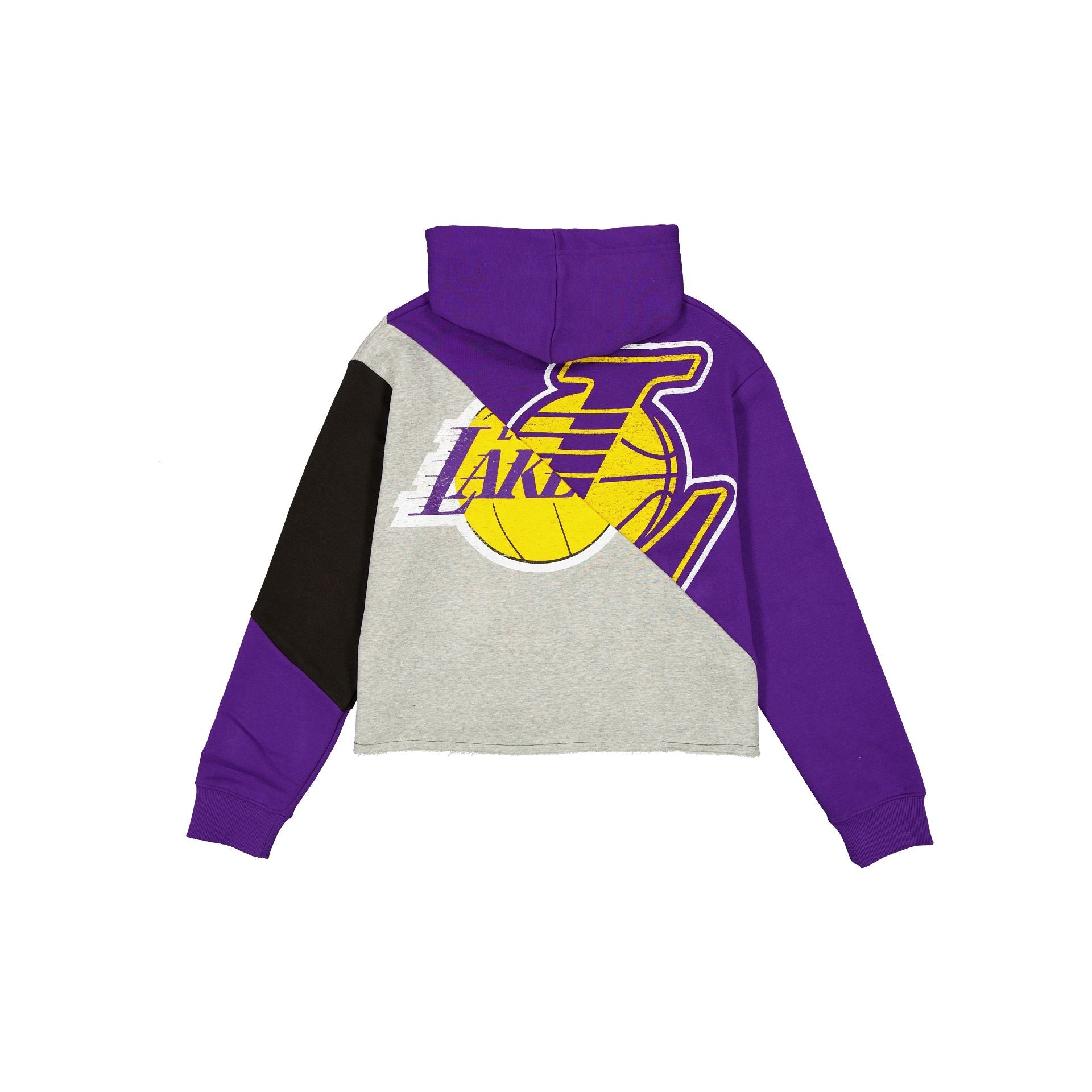 Los Angeles Lakers Team Split Women's Cropped Hoodie