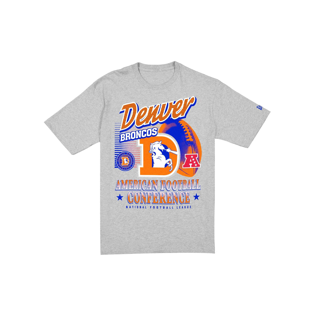 Denver Broncos Sport Classics Heather Gray Short-Sleeve T-Shirt