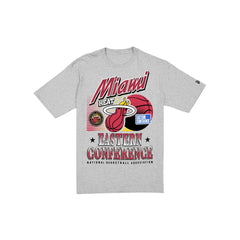 Miami Heat Sport Classics Heather Gray Short-Sleeve T-Shirt