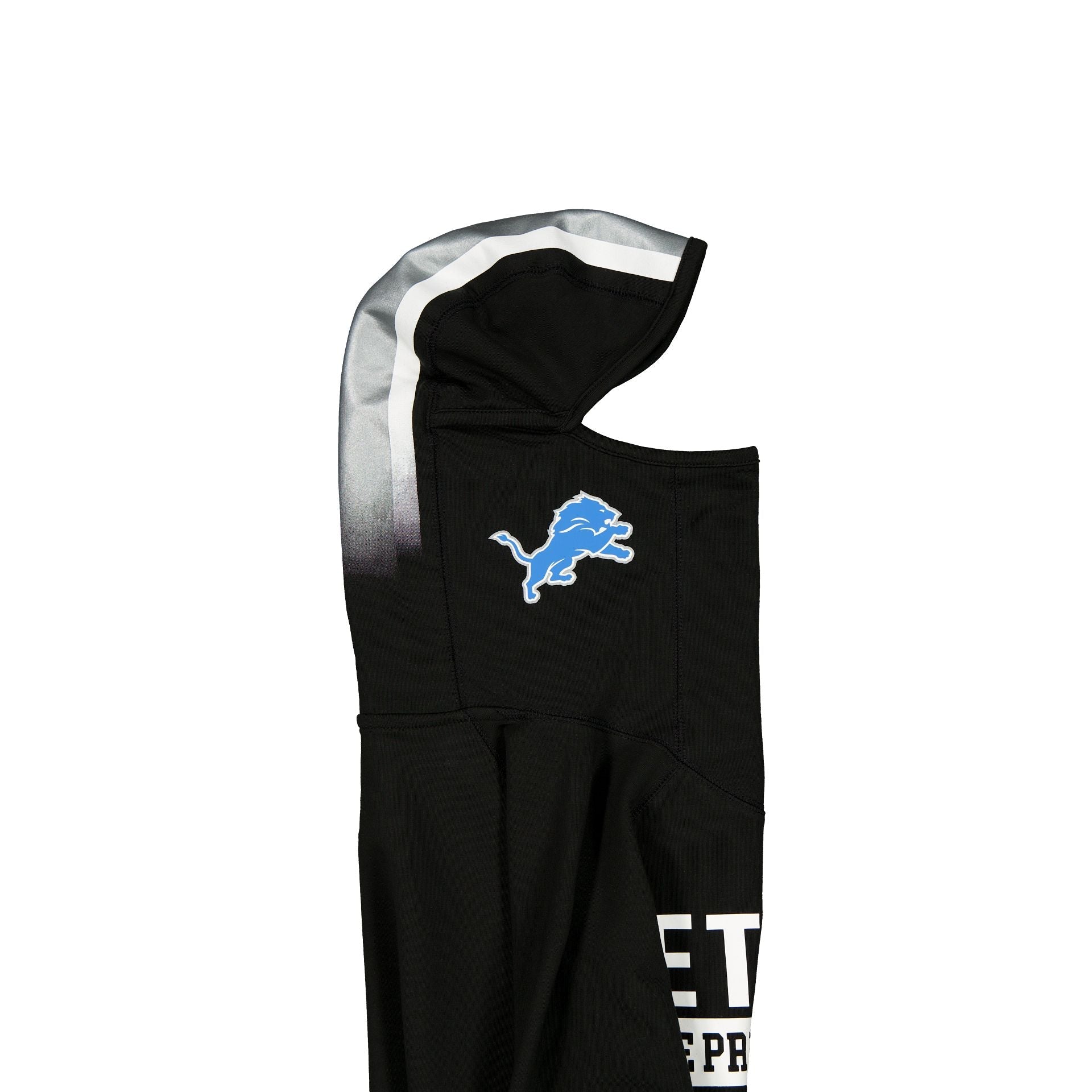 Detroit Lions 2025 Functional Fandom Black Balaclava Hoodie