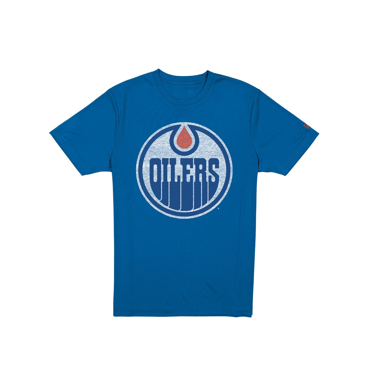 Edmonton Oilers Wash Logo Short-Sleeve T-Shirt