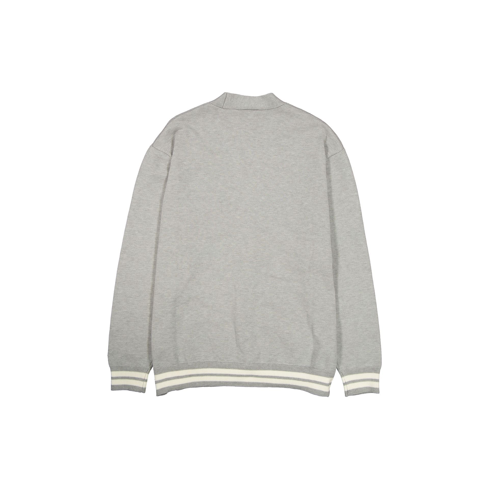 Los Angeles Dodgers Gray Knit Cardigan