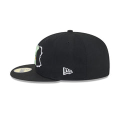 Harrisburg Senators Theme Night Black 59FIFTY Fitted Hat
