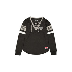 Los Angeles Kings Throwback Women's V-Neck Long-Sleeve T-Shirt