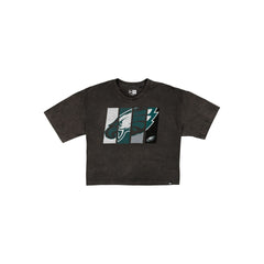 Philadelphia Eagles Sport Night Black Cropped Women's T-Shirt