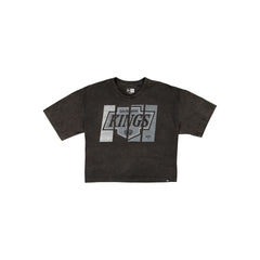 Los Angeles Kings Sport Night Black Cropped Women's T-Shirt