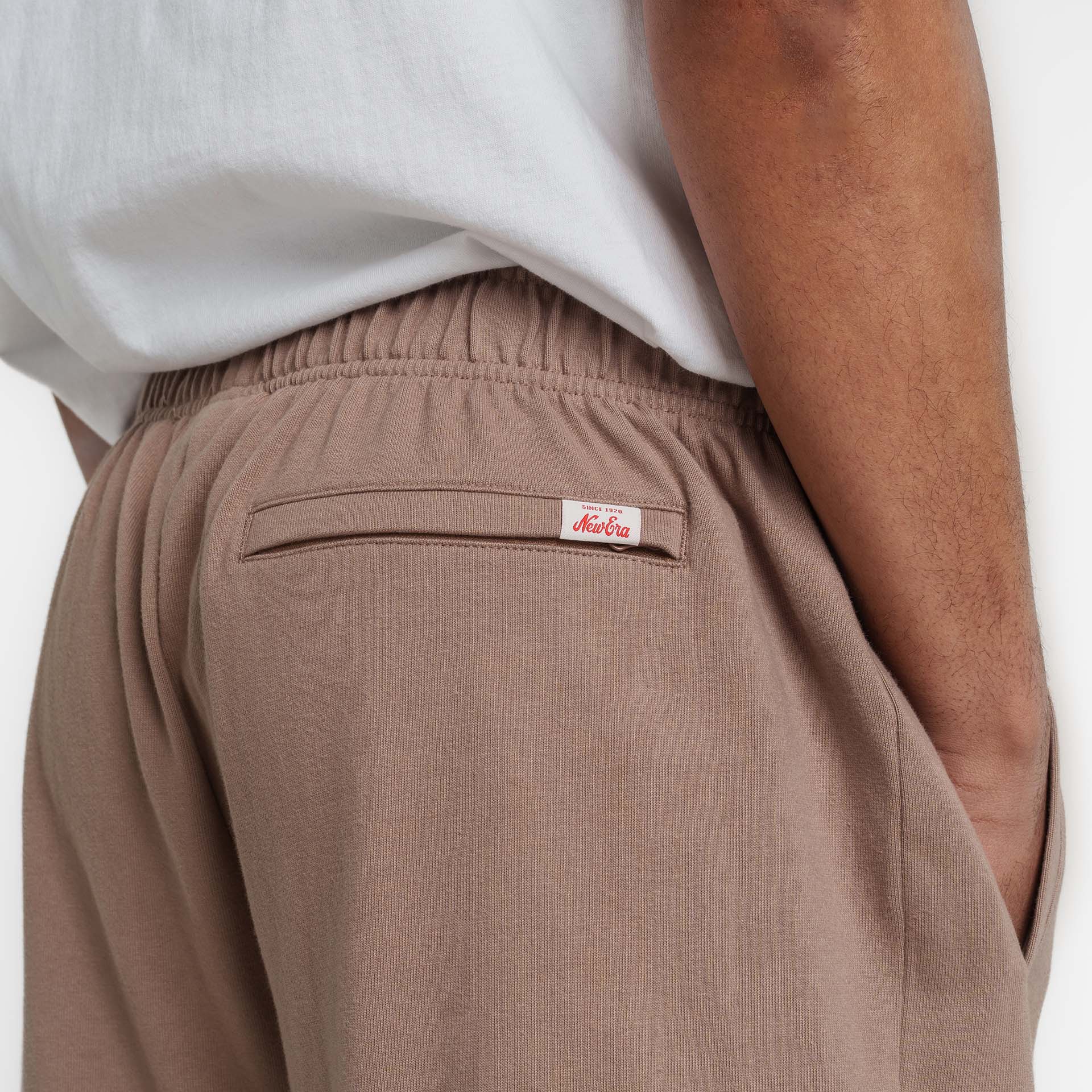New Era Branded Alden Taupe Gray Sweatpants