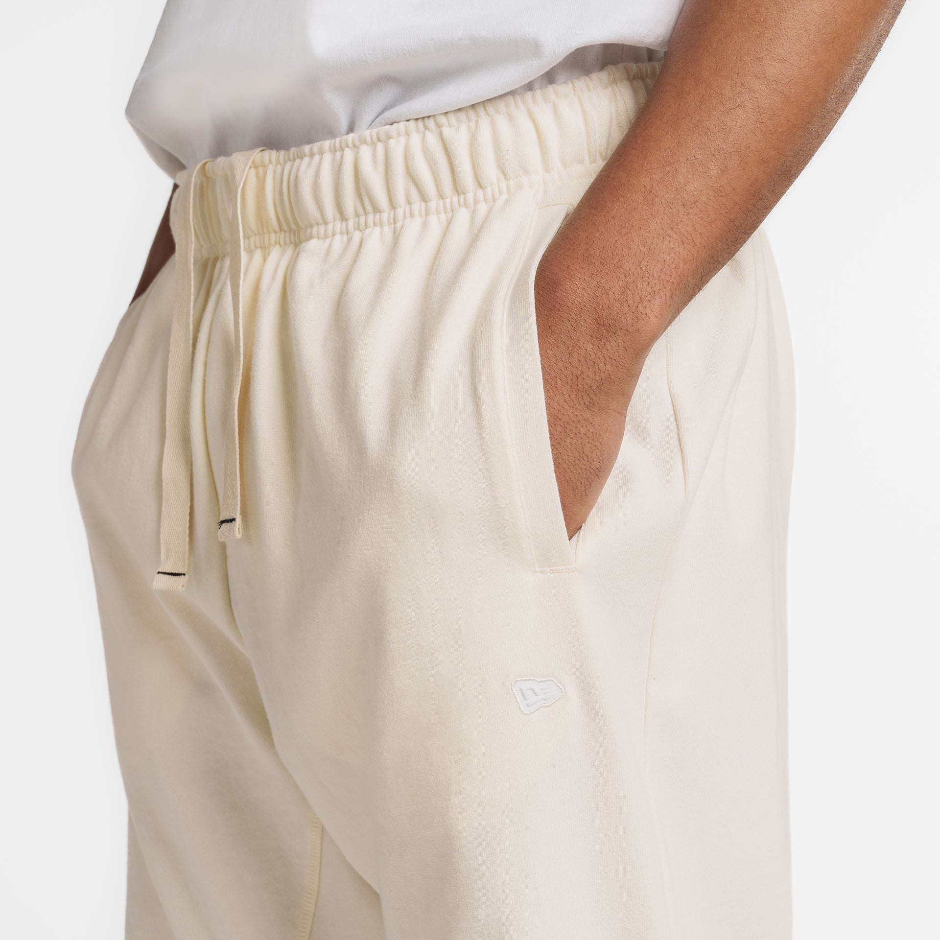 New Era Branded Alden Chrome White Sweatpants