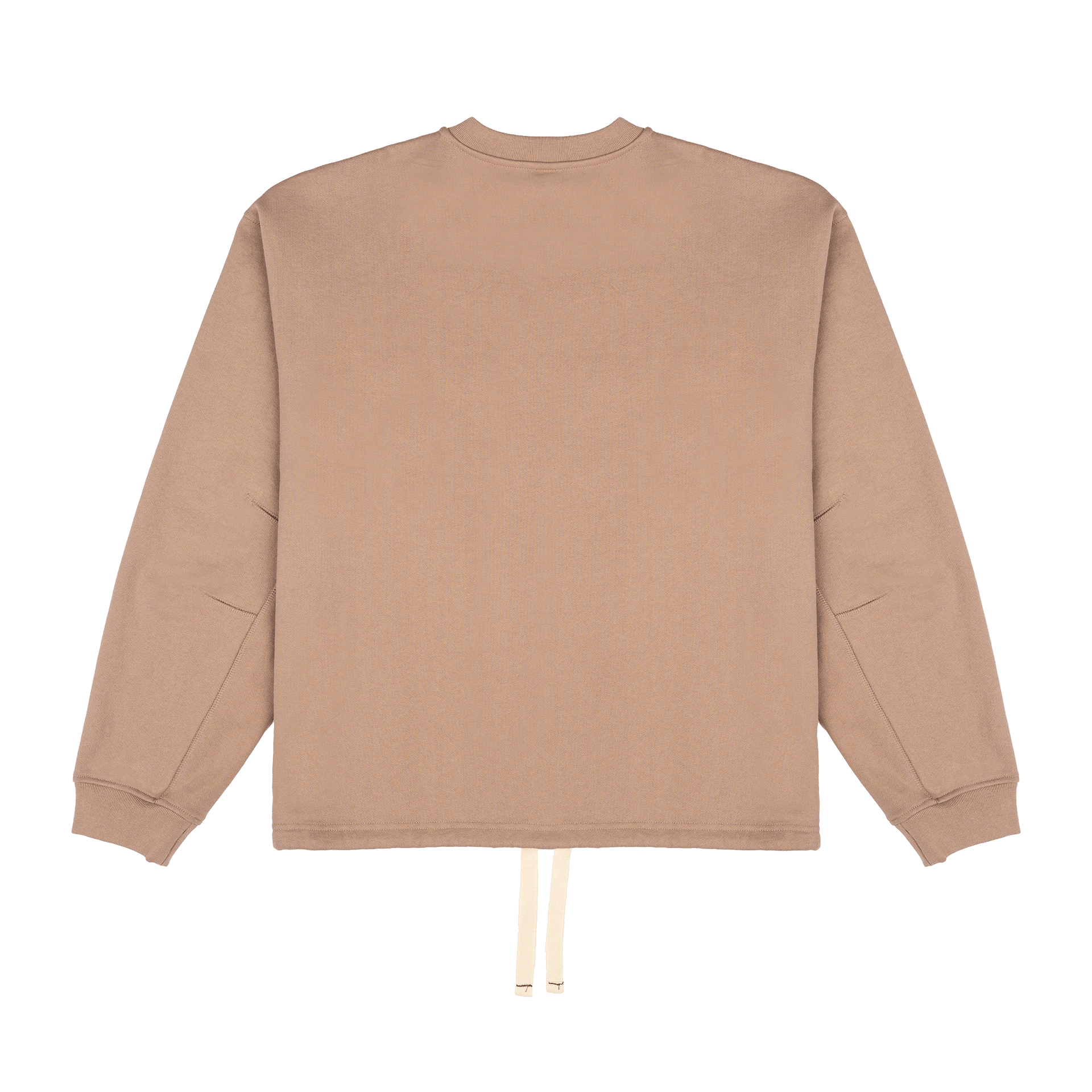 New Era Branded Alden Taupe Gray Crewneck