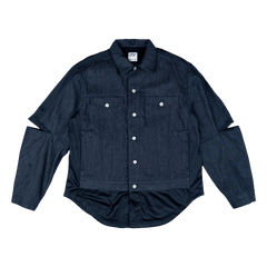 New Era Branded Mutation Navy Denim Jacket
