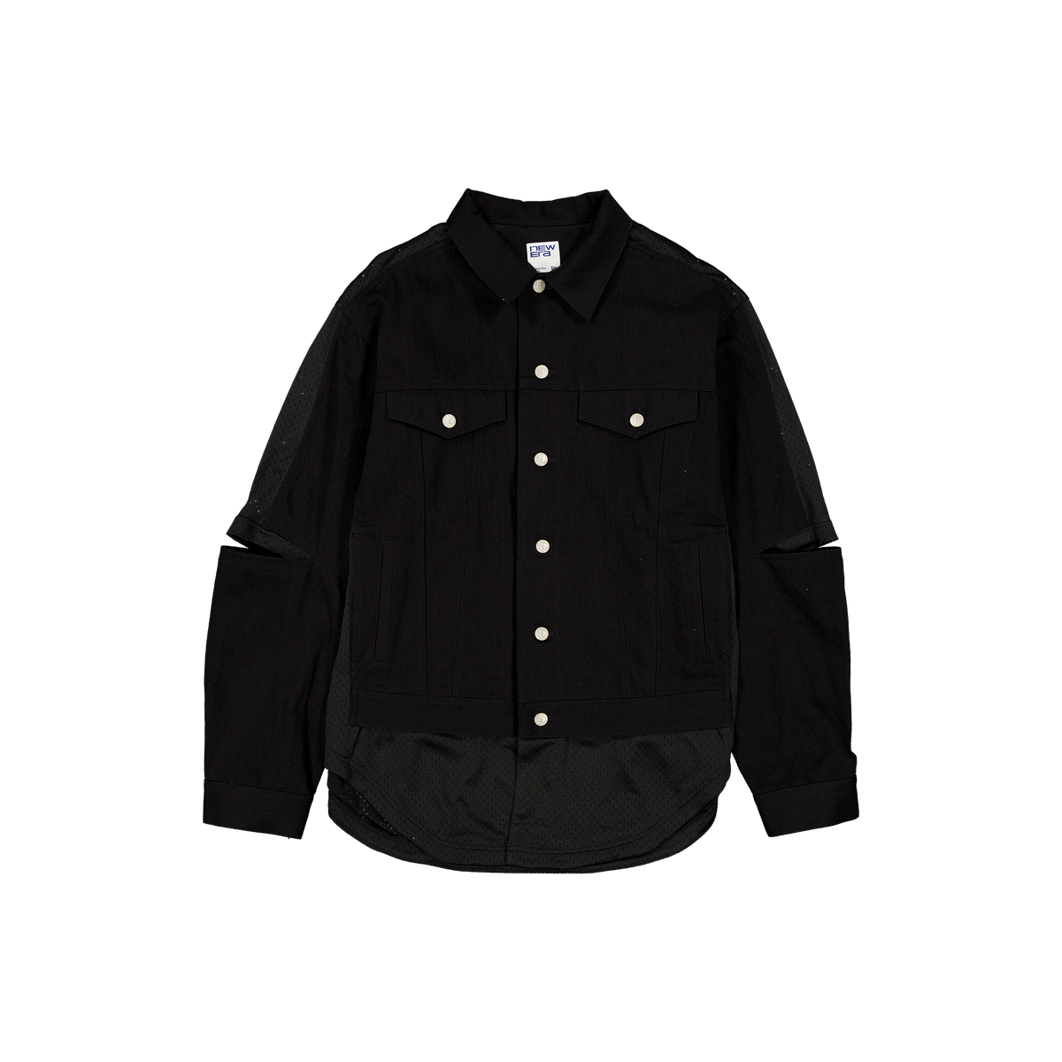 New Era Branded Mutation Black Denim Jacket