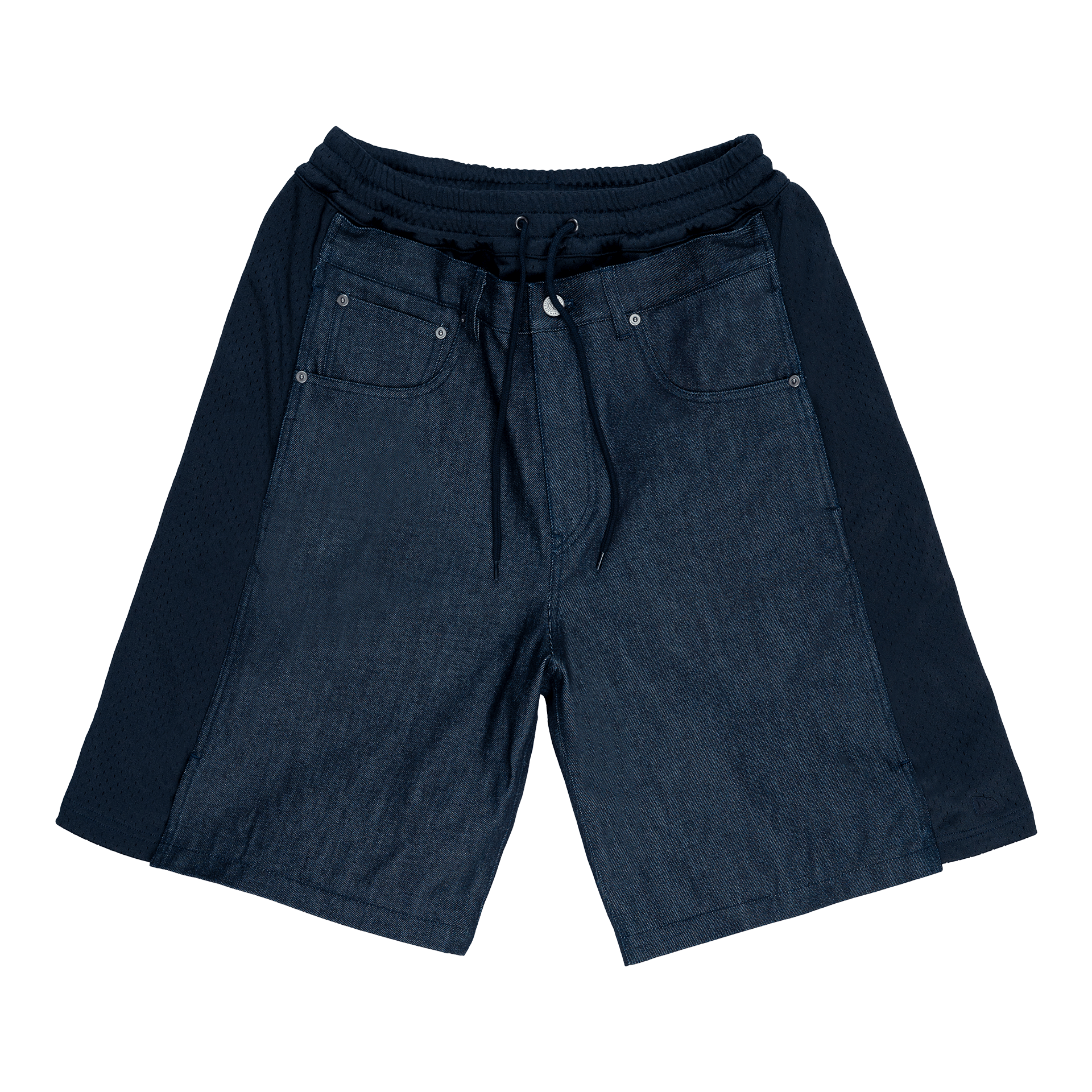 New Era Branded Mutation Mesh Navy Denim Jeans
