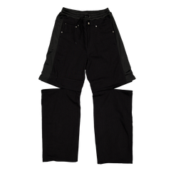 New Era Branded Mutation Mesh Black Denim Jeans