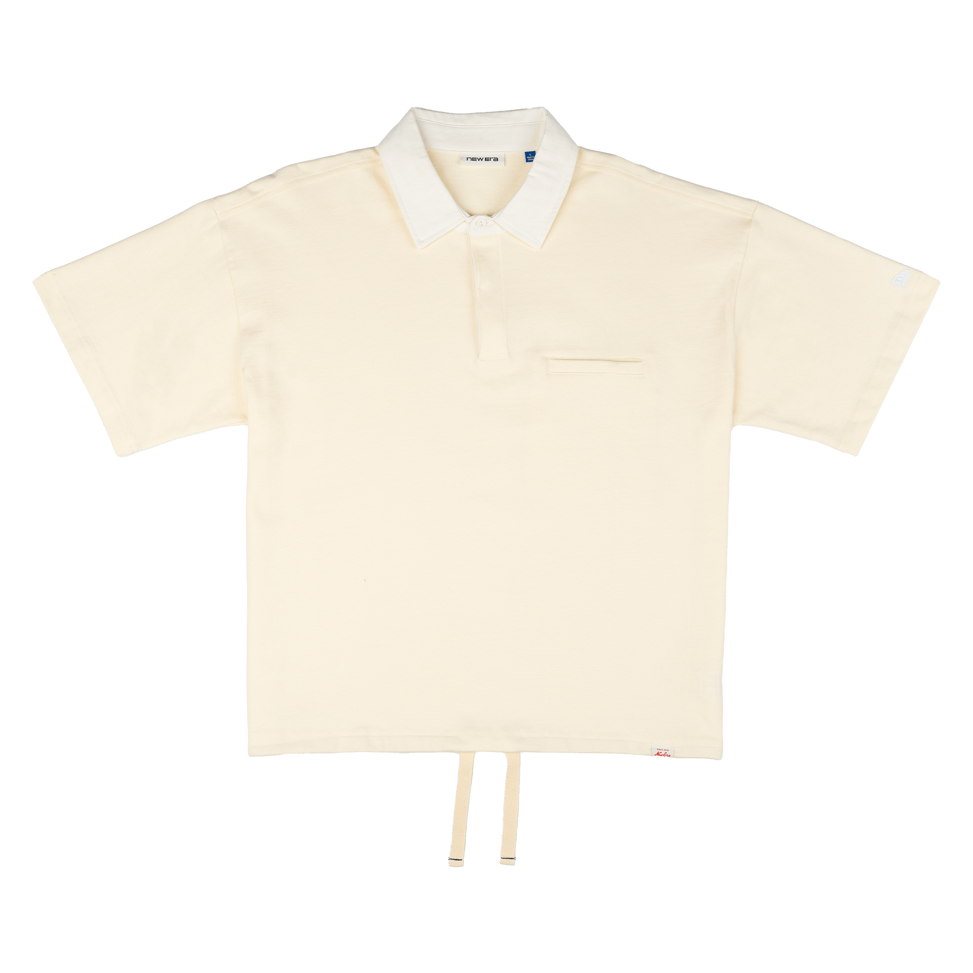 New Era Branded Alden Chrome White Rugby Shirt
