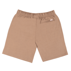 New Era Branded Alden Taupe Gray Sweatshorts