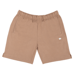 New Era Branded Alden Taupe Gray Sweatshorts