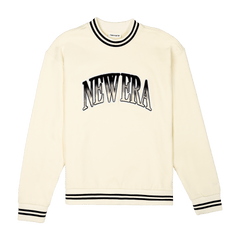 New Era Branded Ombre Chrome White Crewneck