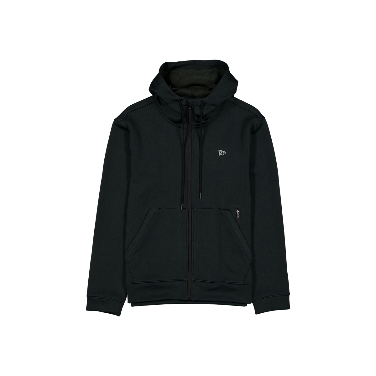New Era Branded Train Black Full-Zip Hoodie