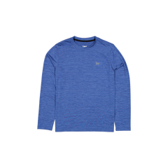 New Era Branded Momentum Training Indigo Long-Sleeve T-Shirt