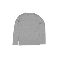 New Era Branded Momentum Training Heather Gray Long-Sleeve T-Shirt